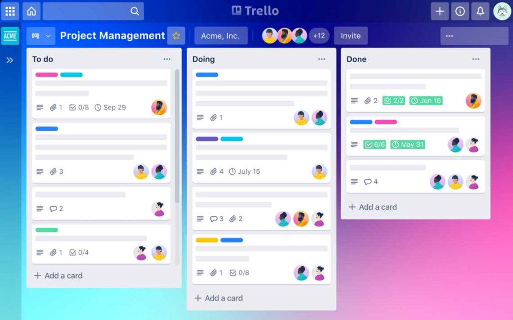 trello Product Hero Illo